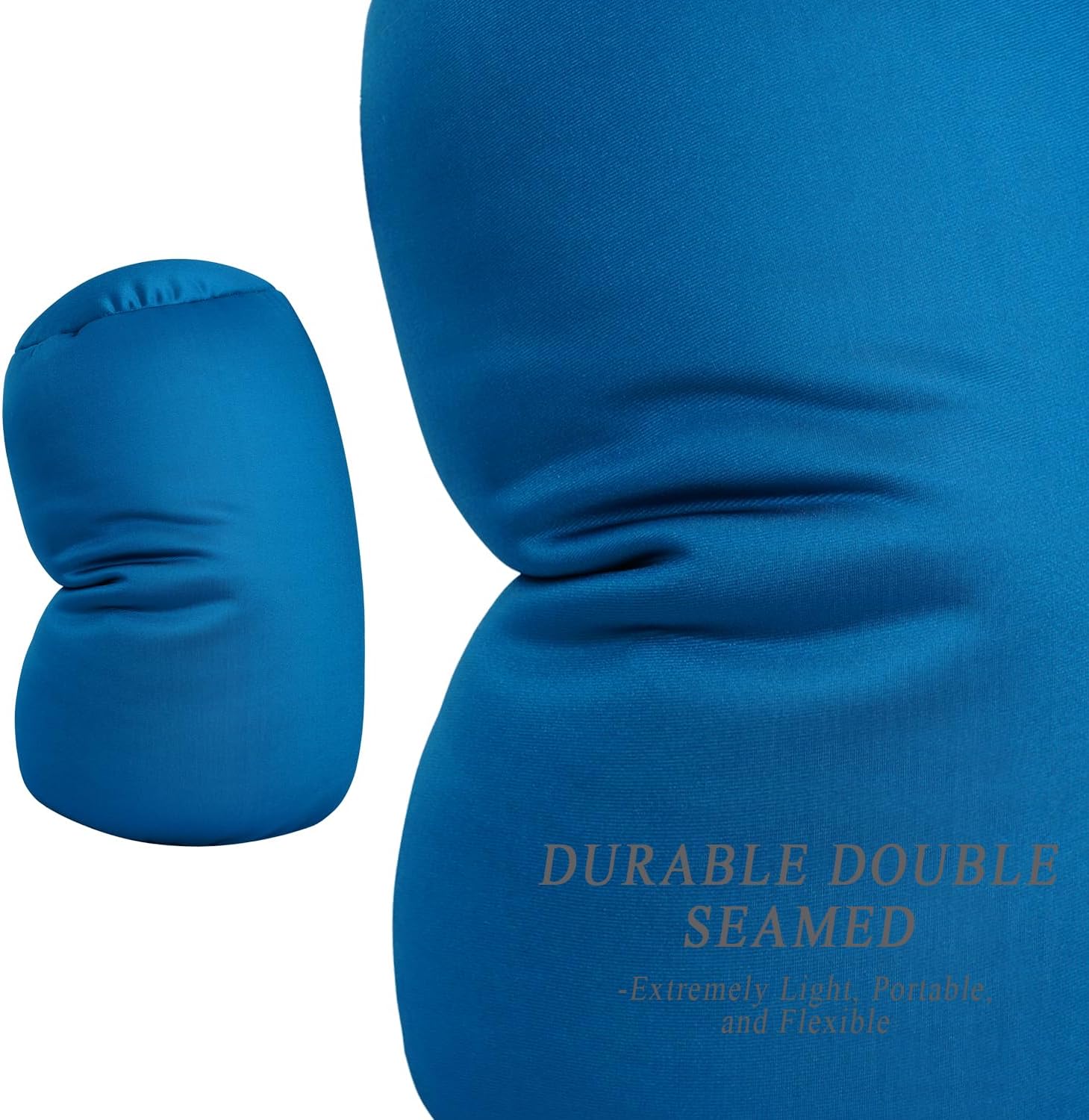 Microbead Neck Body Pillow Tube Microbead Bolster Bean Smooth Cool Pillow Neck Cervical Roll Pillow for Sleeping 7 x 12Inch Throw Travel…