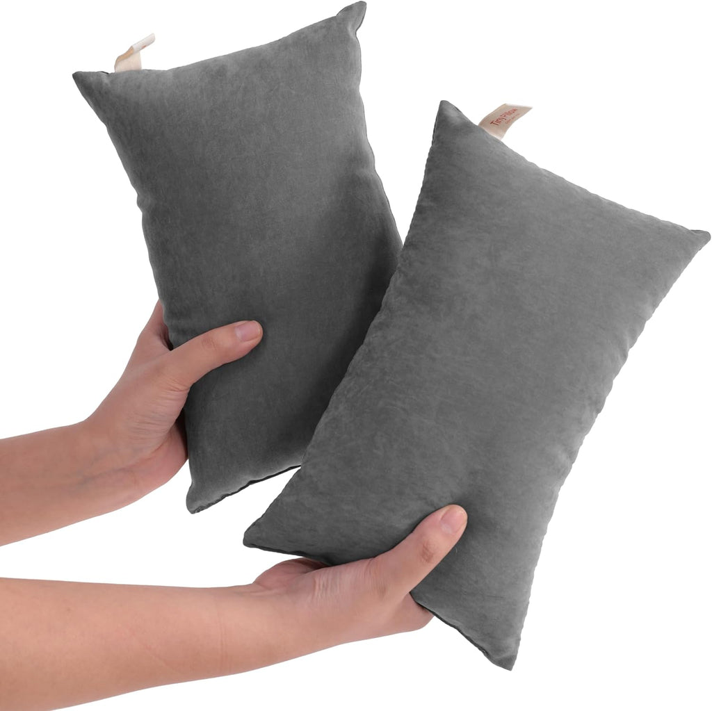 Ntbay Tiny Pillows, Down Alternative 7"x11" Microfiber Mini Pillow for Travel, Pets, Soft Machine Washable Small Pillows for Neck, Wrist, L…