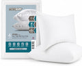 Micropuff Queen Size Pillow Protectors with Zipper - 4 Pack - Soft and Breathable Pillow Cover. Pillowcase Protects Against Stains…