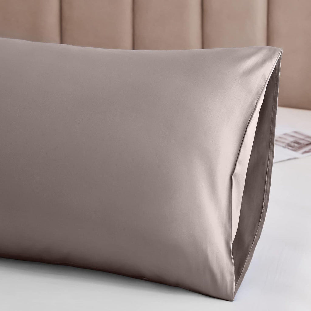 Oubonun 100% Cotton Body Pillowcase - 800 Thread Count/21x54, Moisture Absorbent and Breathable, Hotel Body Pillow Cover for All Seasons, C…