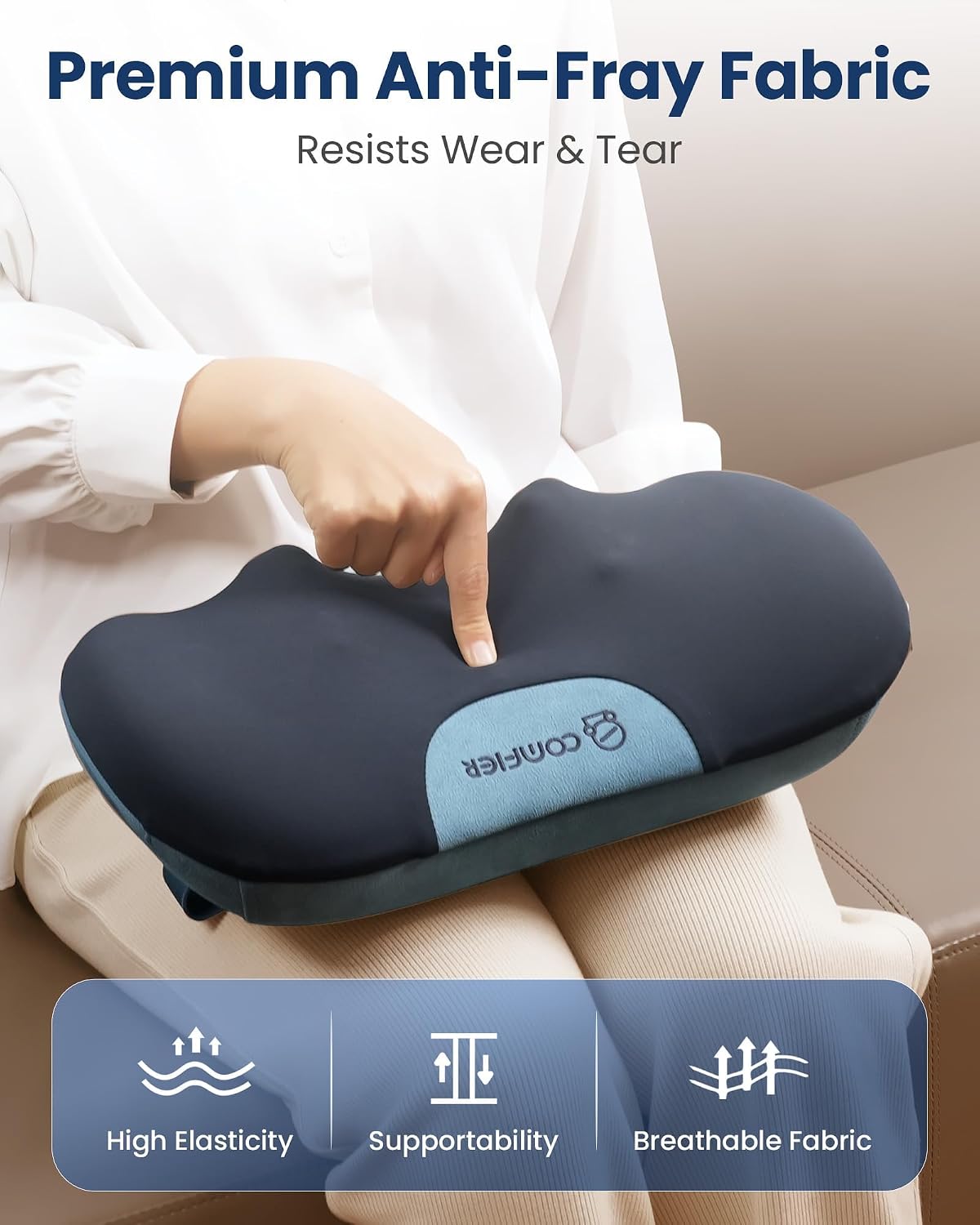 Comfier [2026 Fathers Day Gift for Men, Shiatsu Neck and Back Massager with Heat, Massager Pillow with 3D Kneading Deep Tissue, Cordless &…