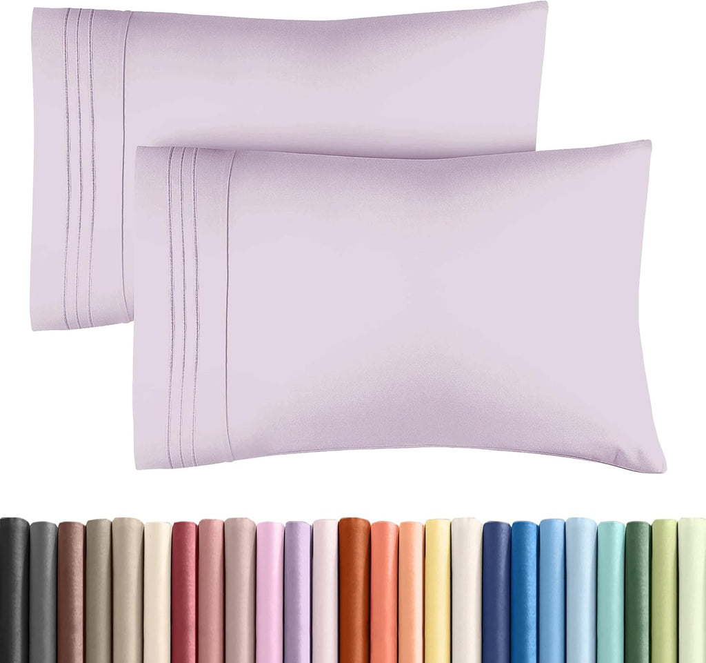 Queen Pillow Cases Set of 2 - Ultra Soft Hotel Quality Pillowcase Covers - Comfy, Cozy & Wrinkle Free - Shrinkage and Fade Resistant…