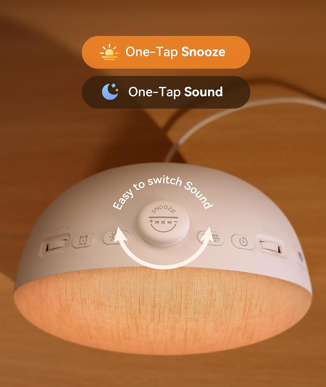 Dreamegg Sunrise 2 - Sunrise Alarm Clock, Sound Machine for Sleep, Favorites Mode, Sleep Routines, Dimmable Night Light, 29 Soothing…