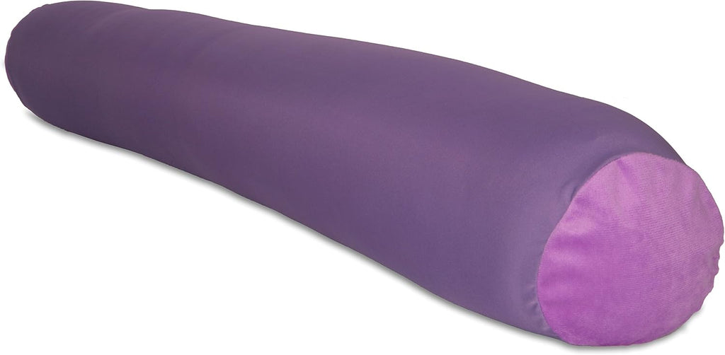 Deluxe Comfort Microbead Body Pillow (47" x 7") - Mooshi Squishy Soft - Prenatal Pregnancy Pillow - Full-Body Side Sleeper - Body Pillow…