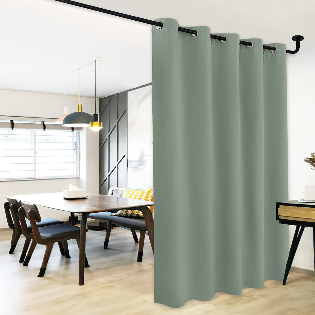 NICETOWN Sage Green Bedroom Blackout Curtain Panel, 1 Panel, 70 x 84 inch, Privacy Window Thermal Insulated Blackout Drape/Drapery for…