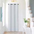 Nicetown Door Curtain 80 inches Length, Room Darkening Privacy Doorway Drape Easy Sliding Grommet Thermal Insulated Curtain for Bedroom Clo…