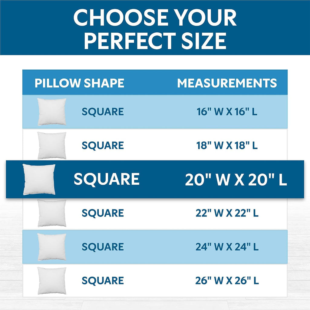 Guardmax Jersey Knitted Throw Pillow Protector with Zipper - 2 Pack -100% Waterproof, Bed Bug Proof, Dust Mite Proof, & Hypoallergenic Pill…