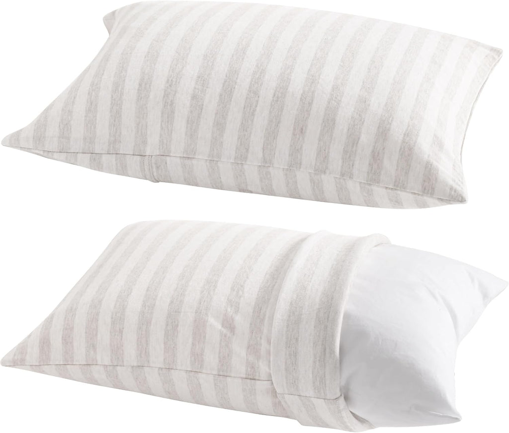 Ntbay 2 Pack Pillows with Organic Cotton Pillowcases, Soft Cotton Down Alternative 13x18 Envelope Pillows for Sleeping in Crib Bed - Machin…