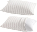 Ntbay 2 Pack Pillows with Organic Cotton Pillowcases, Soft Cotton Down Alternative 13x18 Envelope Pillows for Sleeping in Crib Bed - Machin…
