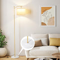 Ambimall 60" Floor Lamp for Living Room with 3 Color Temperatures, Gold Standing Lamp with White Marble Base, Modern Tall Lamp for…