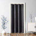 ChrisDowa Blackout Door Curtains for Doorway Privacy, Grommet Closet Curtains for Bedroom Closet Door, Thermal Insulated Temporary Doorway…