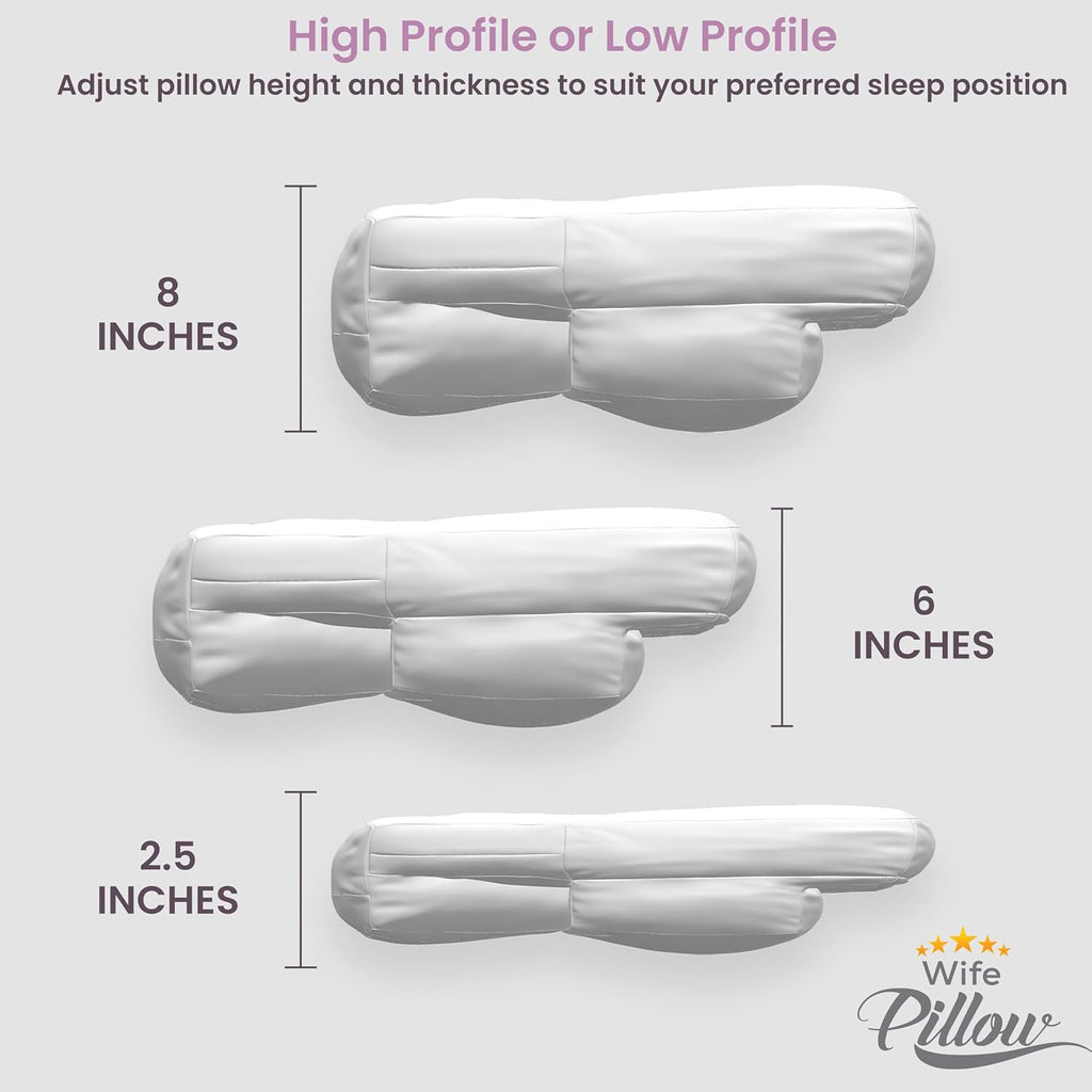 Home Wife Pillow - Fiberfill, 1 LBS Extra Bag of Stuffing, Siliconized Down Alternative Resilience Blend, Extra Fluff to Customize Comfort…