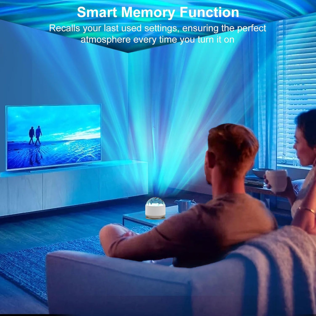 HUMIIEYE Northern Lights Projector, 16 Light Color Aurora Night Light Projector for Bedroom, Remote Galaxy Light Projector, Dimmable Mood…