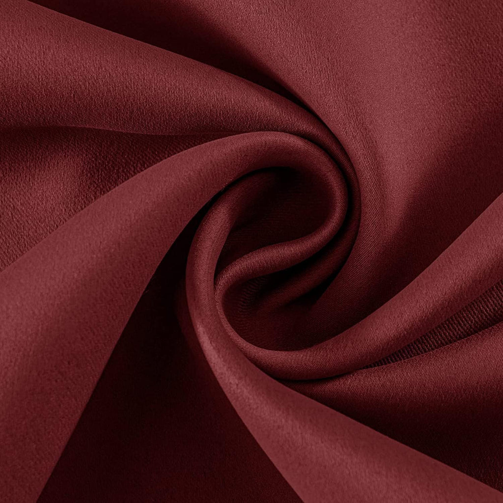 Joydeco Blackout Curtains 84 inches Long 2 Panels Set, Thermal Insulated Long Curtains 2 Burg, Room Darkening Grommet Drapes for Bedroom Li…