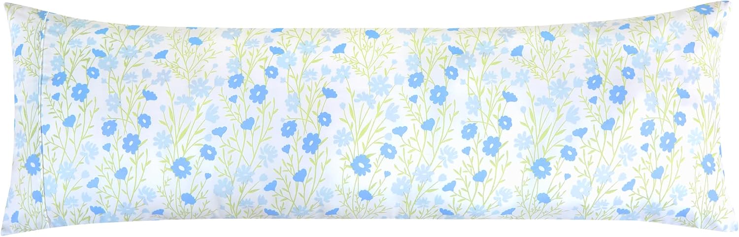 Elegantcomfort Elegant Comfort Ultra Soft 1-Piece Set Floral Print Pillowcases - 1500 Hotel Quality Microfiber, Soft and Smooth Hidden Zipp…