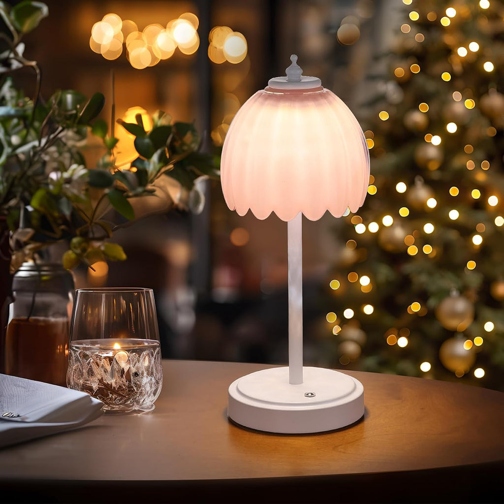 Shenmoyl Rechargeable Table Lamp with 5200mAh Battery & Touch Control - 3 Adjustable Color Temperatures, Cordless Dimmable Table Light…
