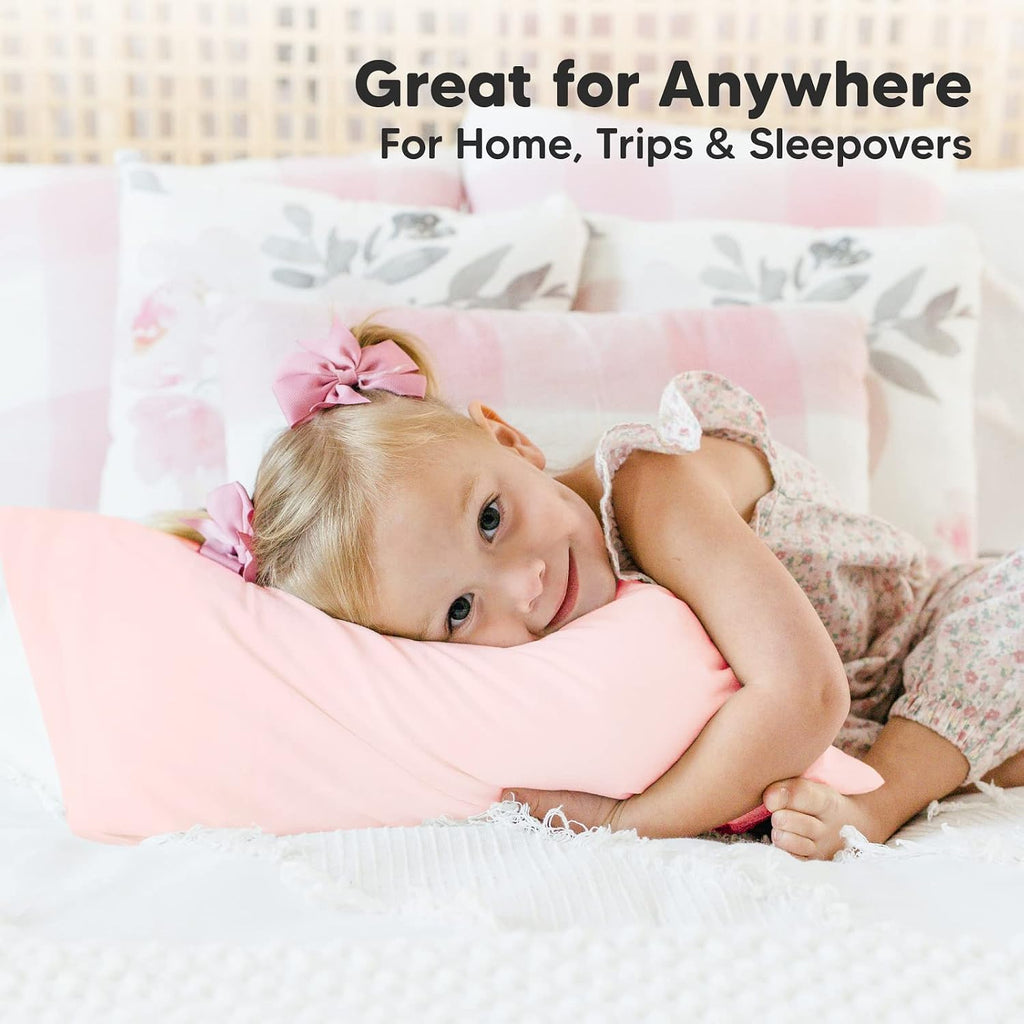 KeaBabies Toddler Pillowcase 13"x18" - Organic Cotton Toddler Pillowcase for Kids, Boys, Girls, Soft & Durable Cotton Cover for Miniature…