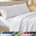 CaliforniaDesignDen California Design Den Soft 100% Cotton Full Sheet Set, 400 Thread Count Good Housekeeping Award Winner, Silky Smooth Sa…