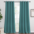 Nicetown Blackout Curtains for Kids Room - Triple Weave Microfiber Home Thermal Insulated Solid Ring Top Blackout Panels/Drapes for Bedroom…