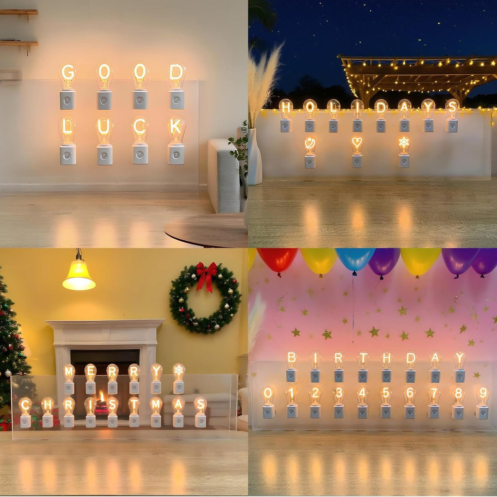 LED Night Light with Motion Sensor, Night Lights Plug into Wall, Dimmable Light Sensor, Home Decor for Kids Gifts, Halloween, Christmas…