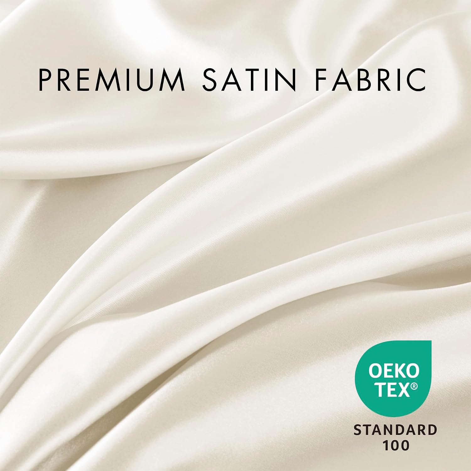 Madisonpark Madison Park Essentials Satin Sheet Set Luxury and Silky with Natural Sheen, Elastic 14" Pocket fits up to 16" Mattress, All Ar…