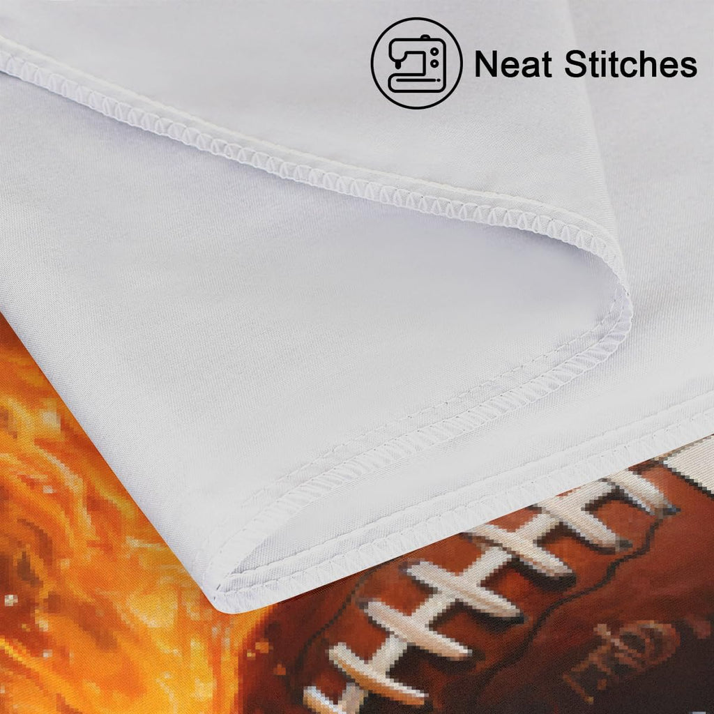 Fire Sports Rugby Satin Pillowcase for Hair and Skin Soft Silk Pillow Cases with Envelope Closure Cooling Pillow Case Slip 15.99 Pillow…