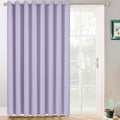 Yakamok Extra Wide Blackout Curtain for Sliding Glass Door, Grommet Thermal Insulated Room Divider Curtain 100W x 84L inch, Room…