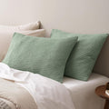 Phf Ultra Soft Waffle Weave Pillow Shams Standard Size, No Insert, 2 Pack 20" x 26" Pillowcases, Breathable & Skin-Friendly Pillow Cases, St…