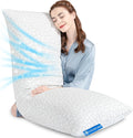 Supamodern SUPA MODERN Cooling Bed Pillows for Sleeping 1 Pack Shredded Memory Foam Pillows Adjustable Cool Pillow for Side Back Stomach Sl…