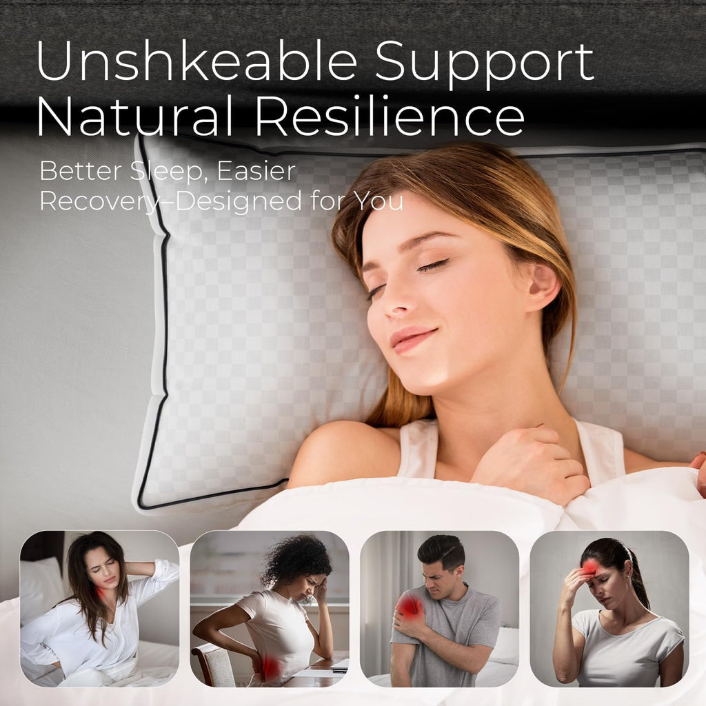 SweetNight King Size Pillows Set of 2, Bed Hotel Pillows, Almohadas para Dormir, Side Back Stomach Sleeper, Relief Neck, Head, Shoulder cot…