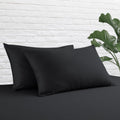 ZaizaiHome Pillow Cases Standard Size 4 Pcs, 100% Egyptian Cotton 400 Thread Count Sateen Weave Black Pillow Protector Standard Size, Quali…