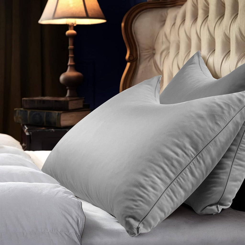 Elibaba Curved Crescent Cooling Side Sleeper Pillow Cases - Rayon Derived from Bamboo Pillowcase Cover Queen Size 1 Piece, 20 * 30 inches L…