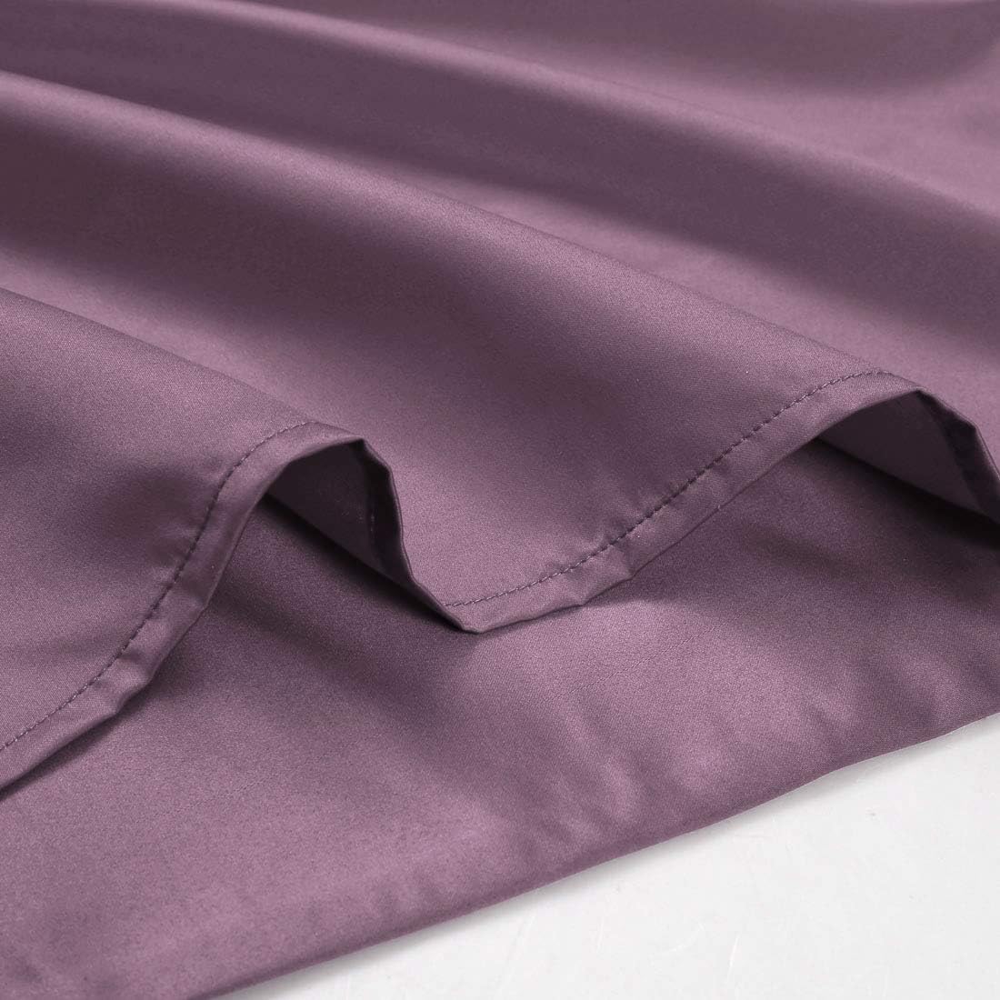 uxcell Body Pillow Cover, 20x60 Inch Mauve Silky Satin Body Pillowcases for Hair and Skin, Soft Cooling Smooth Pillow Case with Envelope…