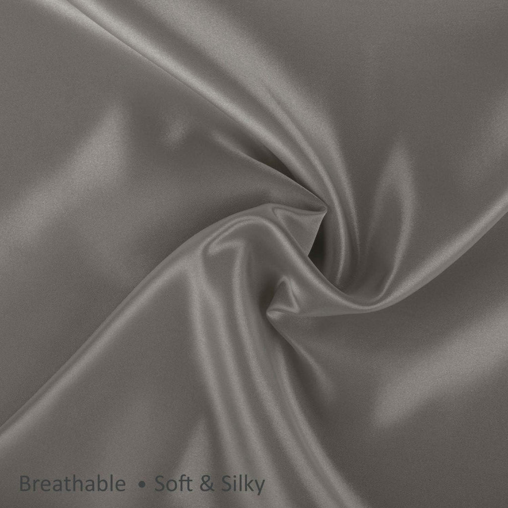 Blissford Satin Pillowcase with Zipper, for Hair and fabric comfort, Feels Soft and Cool Like a Silk Pillowcase, Satin Pillow Cases 2…