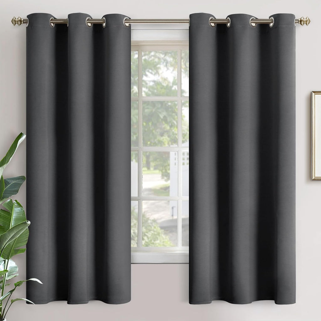 YoungsTex Blackout Curtains 68 Inches Length - Thermal Insulated with Grommet Room Darkening Window Drapes for Living Room Bedroom, 2 Panel…