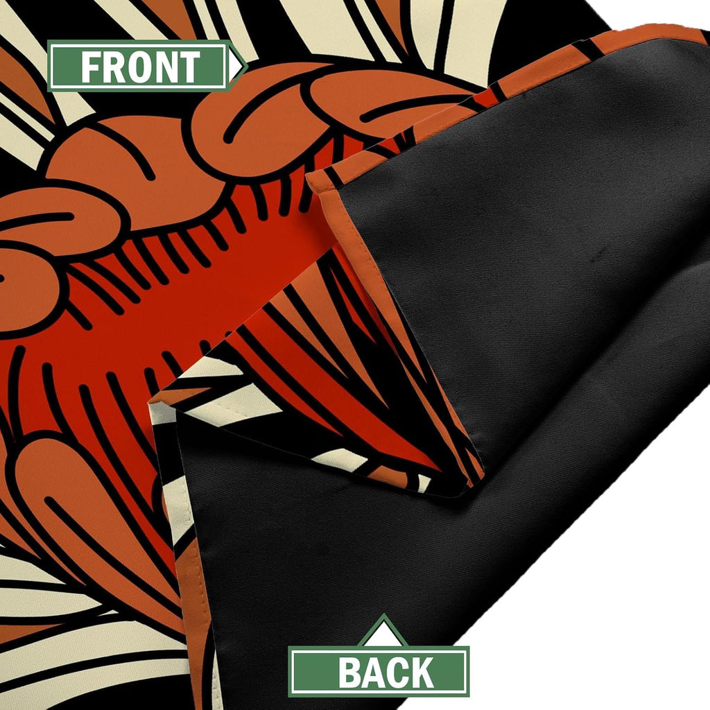 Tyrot 100% Blackout Black Boho Floral Curtains for Living Room 96 inch Long 2 Panels Mid Century Botanical Black Out Curtains for Bedroom…
