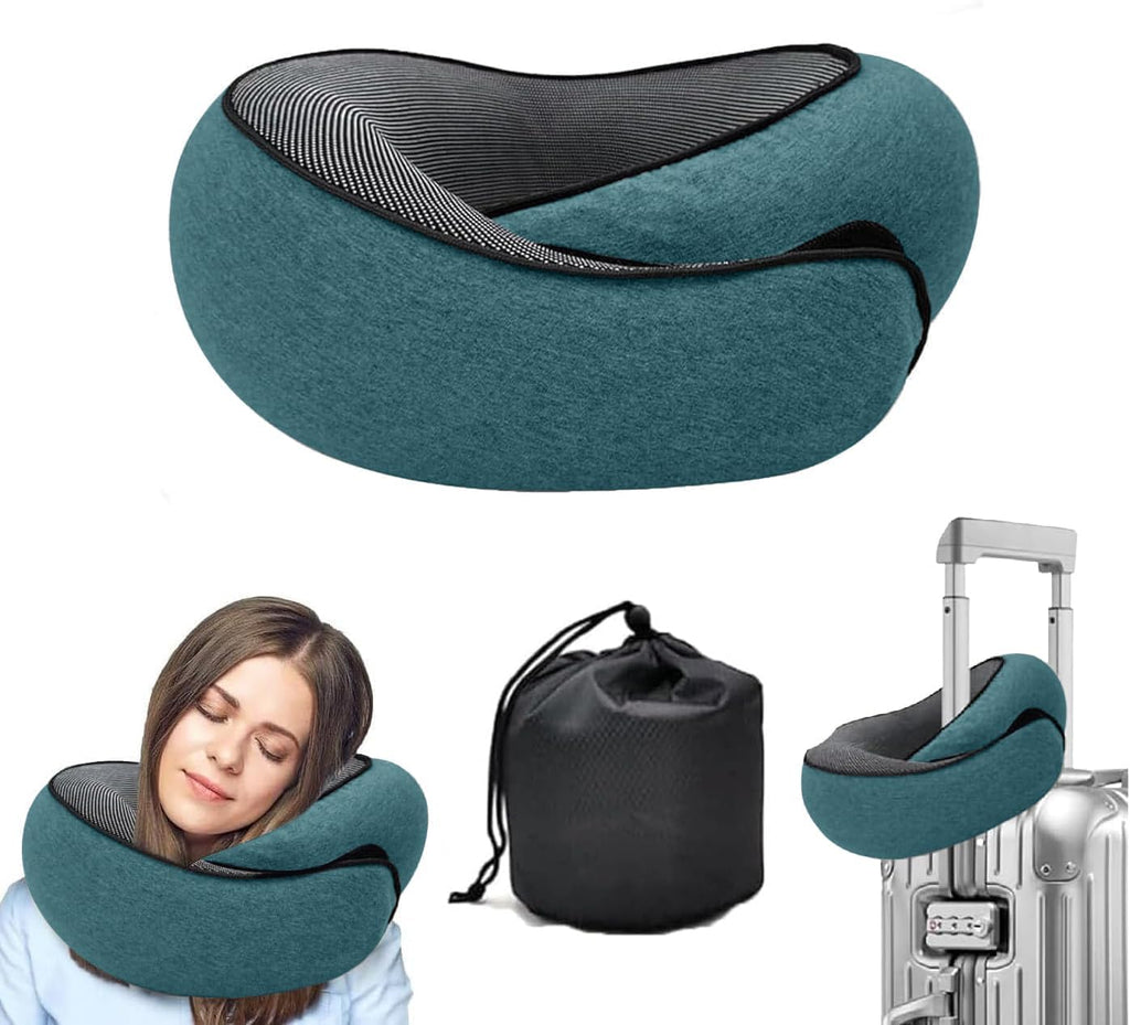 WEERSHUN Travel Pillows for Airplanes,2024 New Travel Pillow, Travel Neck Pillow Airplane Memory Foam Travel Pillow Neck Pillow for…