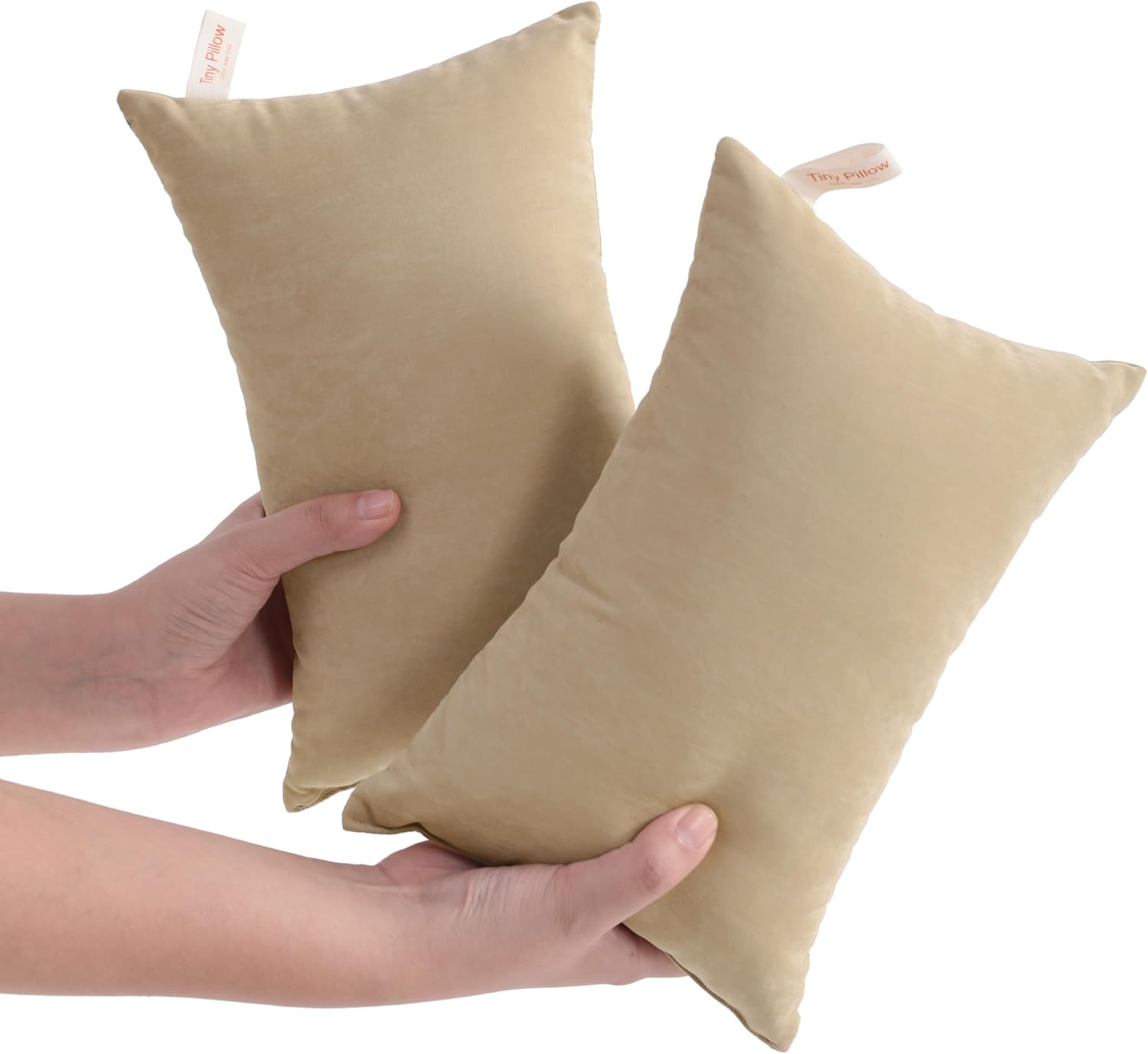 Ntbay Tiny Pillows, Down Alternative 7"x11" Microfiber Mini Pillow for Travel, Pets, Soft Machine Washable Small Pillows for Neck, Wrist, L…