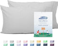 Sunflower King Pillowcases Set of 2, 100% Cotton King Pillow Cases 2, 20×40 inches Ash, Soft and Breathable