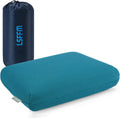 Memory Foam Travel Pillow 9.8"x15.7" Compact Camping Pillow, Stable & Supportive, Washable Double-Layer Cover with Carry Bag, for…