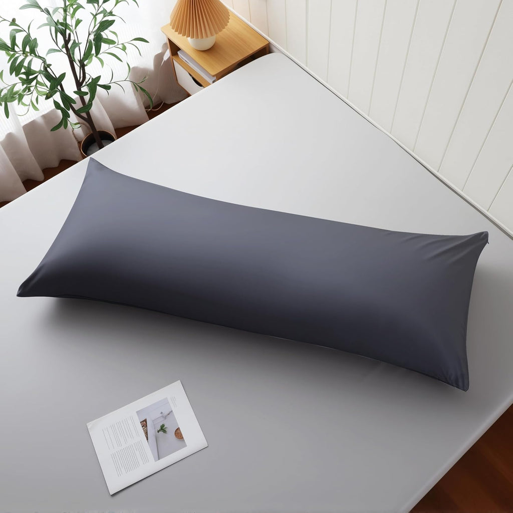 ShunjieHome Body Cooling Pillow Case, Viscose Derived from Bamboo Long Pillow Protectors, 400 TC Soft Silky Breathable Summer Body Pillowcas…