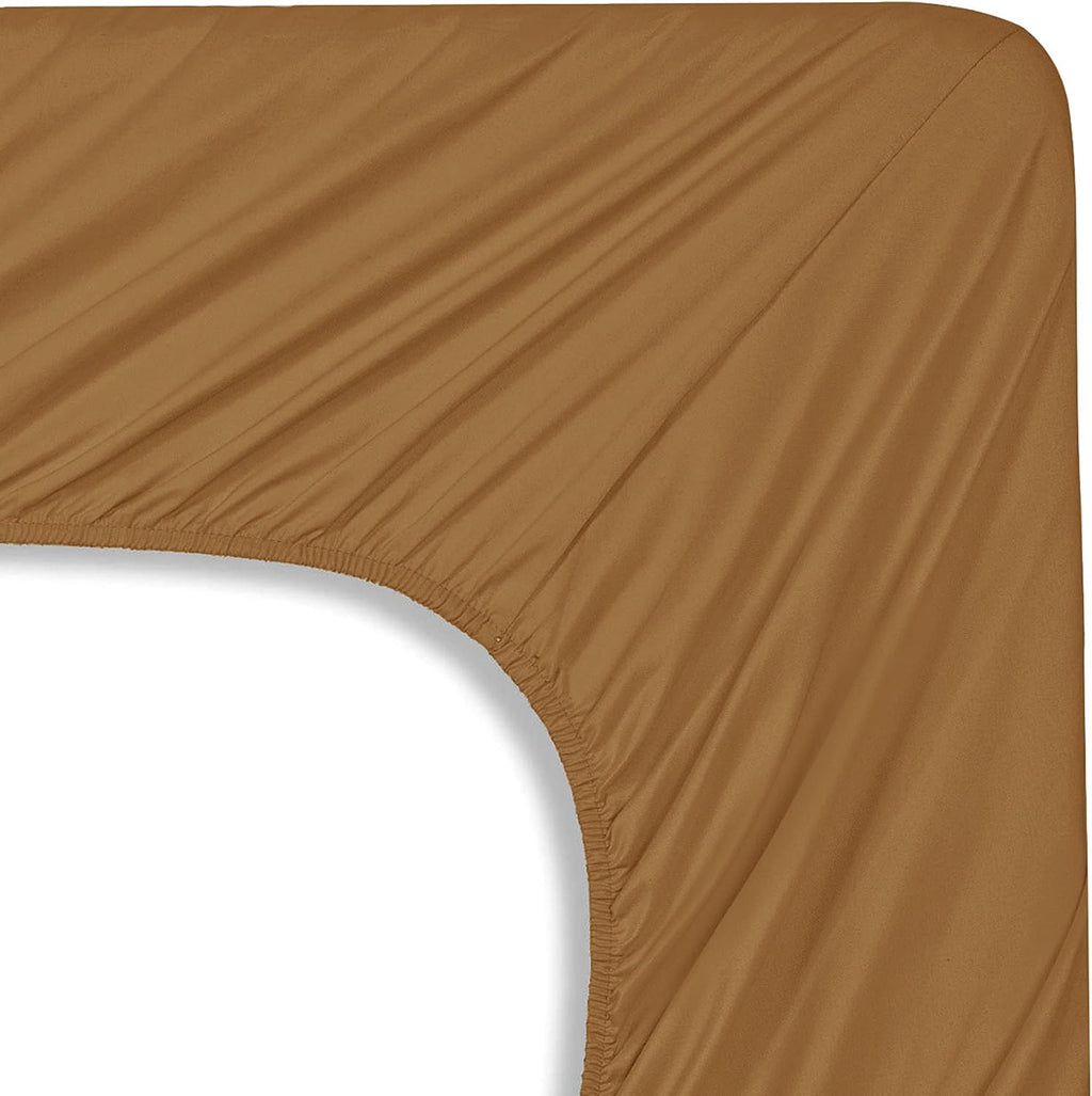 MocassiLuxuryBedding Mocassi King Sheet Set - Luxury Hotel 1800 Premier Bedding Sheets & Pillowcases - Ultra Soft Breathable & Cooling Bed…