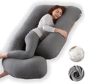 ALLOPERA Pregnancy Pillow, Full Body Maternity Pillow 57 inch, with Removable Washable Cover - Support for Legs, Back, Neck, Shoulder…