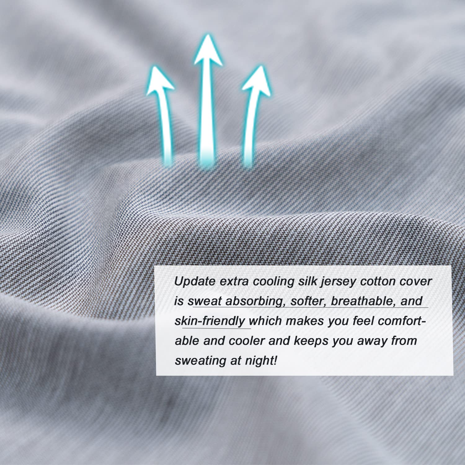 Meiz Pregnancy Pillow, Cooling Silky Pregnancy Pillows for Sleeping, 65" Full Body Maternity Pillow for Tall Pregnant Woman with Cooling Si…