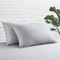 ZaizaiHome Queen Size Pillow Protector Set of 2, 100% Egyptian Cotton Pillow Cases with Zipper 400 Thread Count Sateen Weave Cotton Grey Pi…