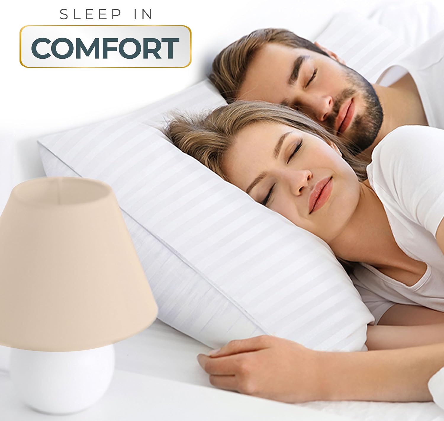Utopiabedding Utopia Bedding Bed Pillows for Sleeping Queen Size (White), Set of 2, Down Alternative Pillow for Sleeping, Cooling Hotel Qua…