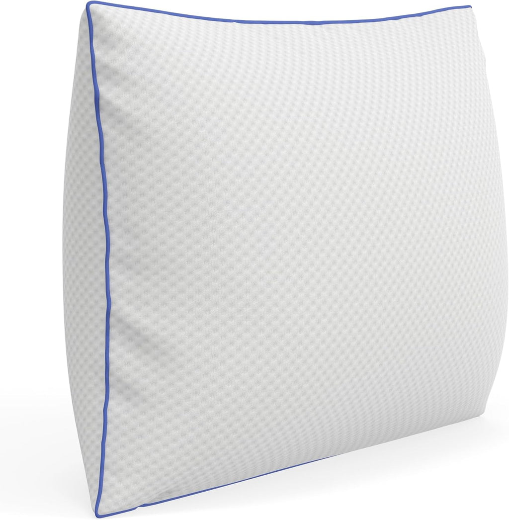 Vibe Cooling Gel-Infused Shredded Memory Foam Pillow, 2 Pack, Oversized (15” x 27”)