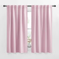NICETOWN Blackout Curtain Panels for Living Room - (Baby Pink Color) 42x63 Inch, 2 Panels Set, Thermal Insulated Room Darkening Blackout…