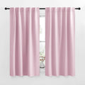 NICETOWN RV Curtains for Camper Windows - (Baby Pink Color) 34x54 Inch, 2 Panels Set, Thermal Insulated Room Darkening Blackout…