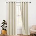 Rybhome RYB HOME Acoustic Curtains Blackout Privacy Window Treatment Thermal Insulating 3-in-1 Curtain Set for Baby Nursery Bedroom Living…
